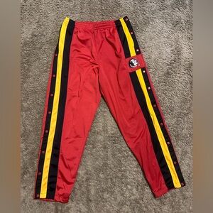 Vintage NCAA Florida State Seminoles “striped” breakaway pants 90s size XL